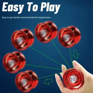 [1/2pcs Professional Yo-Yo Ball] Professional Yo-Yo Ball for Beginners - Vibrant Colors with Free String & Needle - Ideal Gift for Teens & Adults on Christmas, Halloween, Thanksgiving