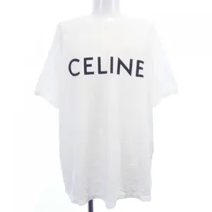 Pre-owned Celine Cotton Small Leather Goods T Shirt