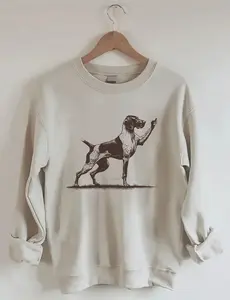Rude Pointer Dog German Shorthair Dog Sweatshirt, Funny Pet Lover Sweatshirt, Dog Mom Crewneck, Gift for Animal Lovers