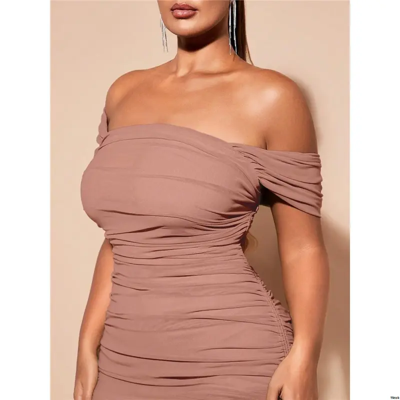 Beach Pastel pink wedding guest dress - TikTok Shop