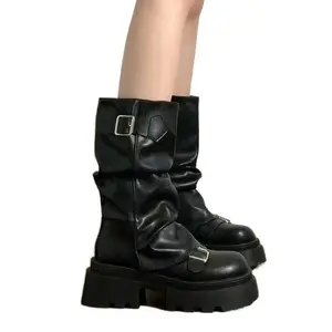 Women’s Square Toe Platform Boots