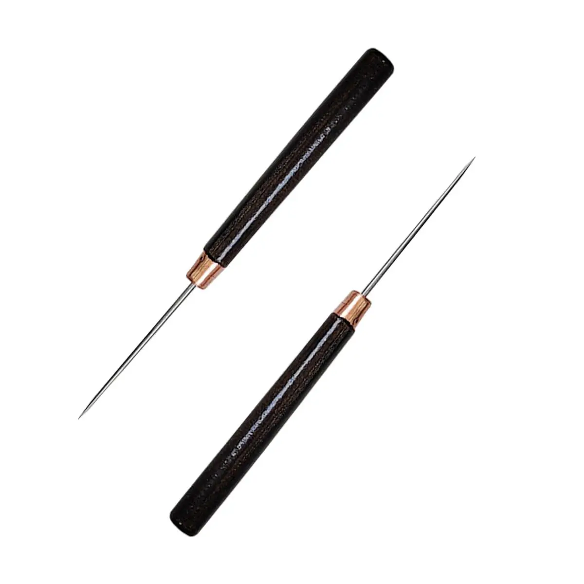 2 count Awl Tool, Leather Awl Punch Tool, Scratch Awl Tool, Wooden Handle Scratch Awl, Leather Scratch Awl, Slender Awl, Sewing Awl Leather Craft Repair Tools, Awl Repair Tool, Sewing Tailors Awl