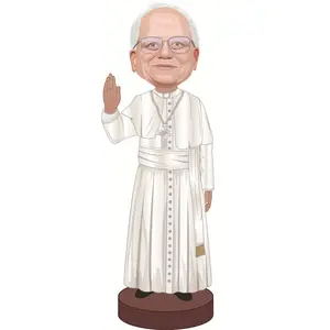 The American Pontiff Bobblehead - 7" Tall Collectible Figurine of the First American Pope - Great Gift for Catholics & Collectors - Preorder Only - Delivery November 2025