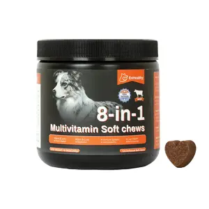 EnHealthy Joint Support for Dogs Soft Chews with Glucosamine Chondroitin and Omega-3 for Joint Health Mobility and Flexibility Vet Reviewed Premium Quality Ingredients 120 Soft Chews