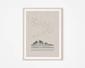 Look at the Birds, DIGITAL PRINT!, Matthew 626, BibleSketches, Jesus Art - (Unframe)