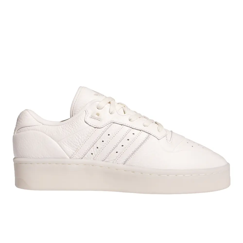 adidas Mens Rivalry Lux Low Lace Up Sneakers Shoes Casual - White
