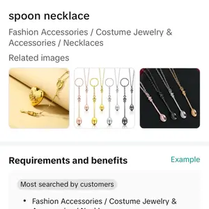 Women's Spoon Necklace - Fashion Accessory for Elegance