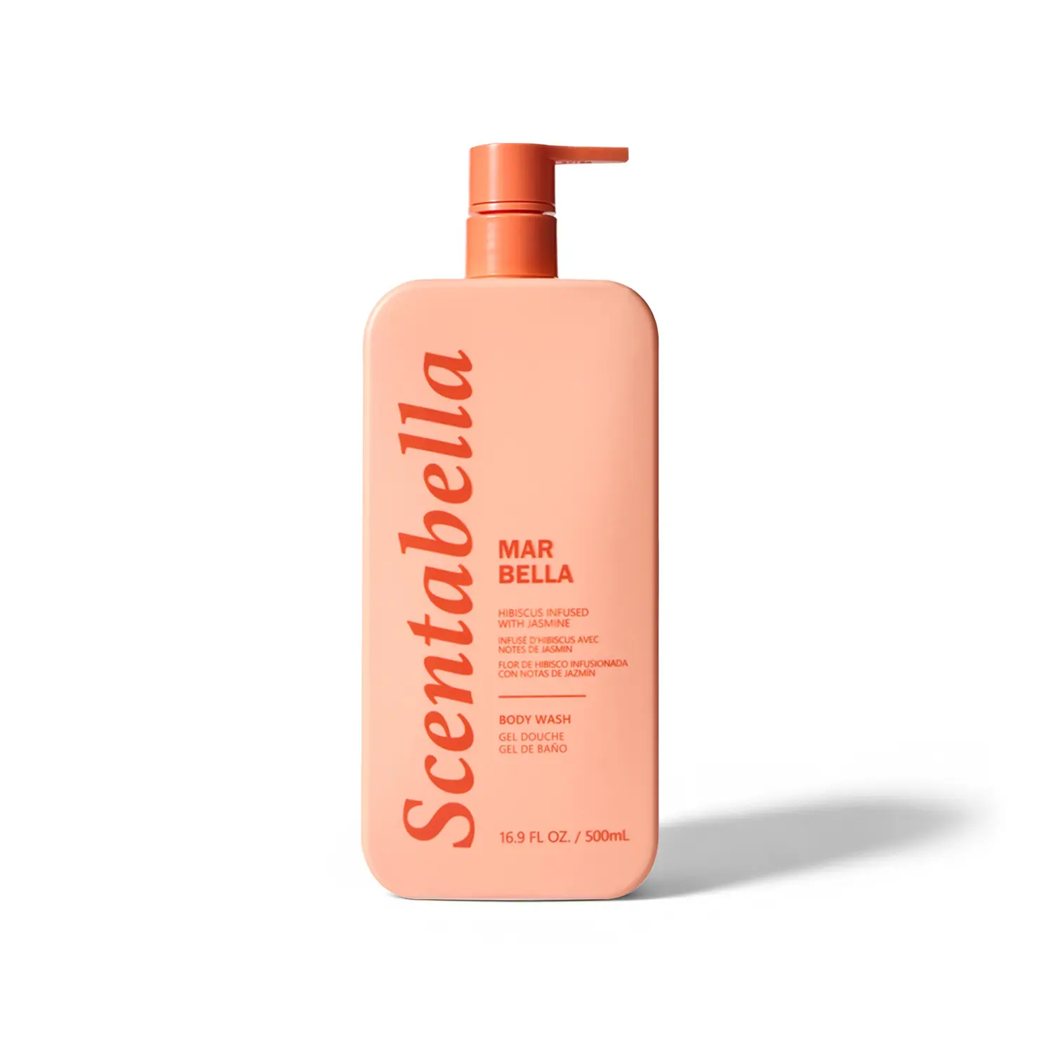 Scentabella Mar Bella Perfume Body Wash | Fresh Ocean Hydrating Scented Shower Soap for Body Care Routine