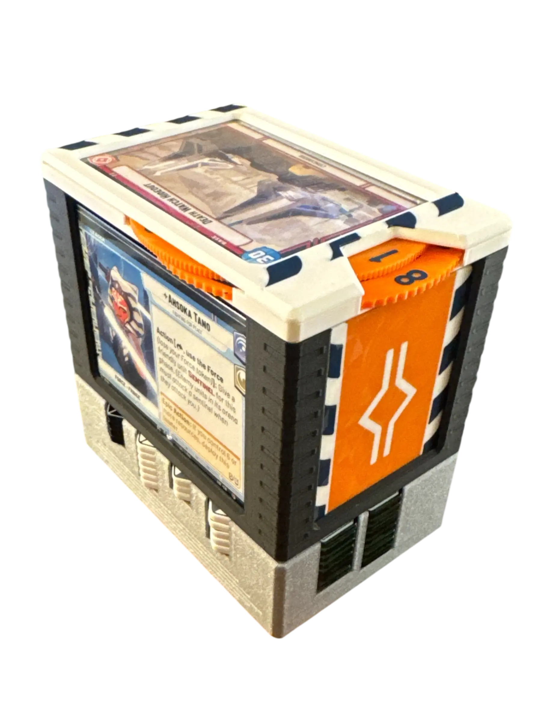 I am no Jedi! - Universal DeckDock - Ahsoka Tano inspired deck box with Counter and Token Tray for Star Wars Unlimited and more