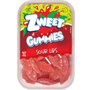 Sour Gummy Lips Candy | Zweet | 10 oz