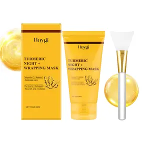 Turmeric Collagen Tear Mask (with scraper) Gentle Exfoliating Nourishing Moisturizing Moisturizing Firming Skin Mask
