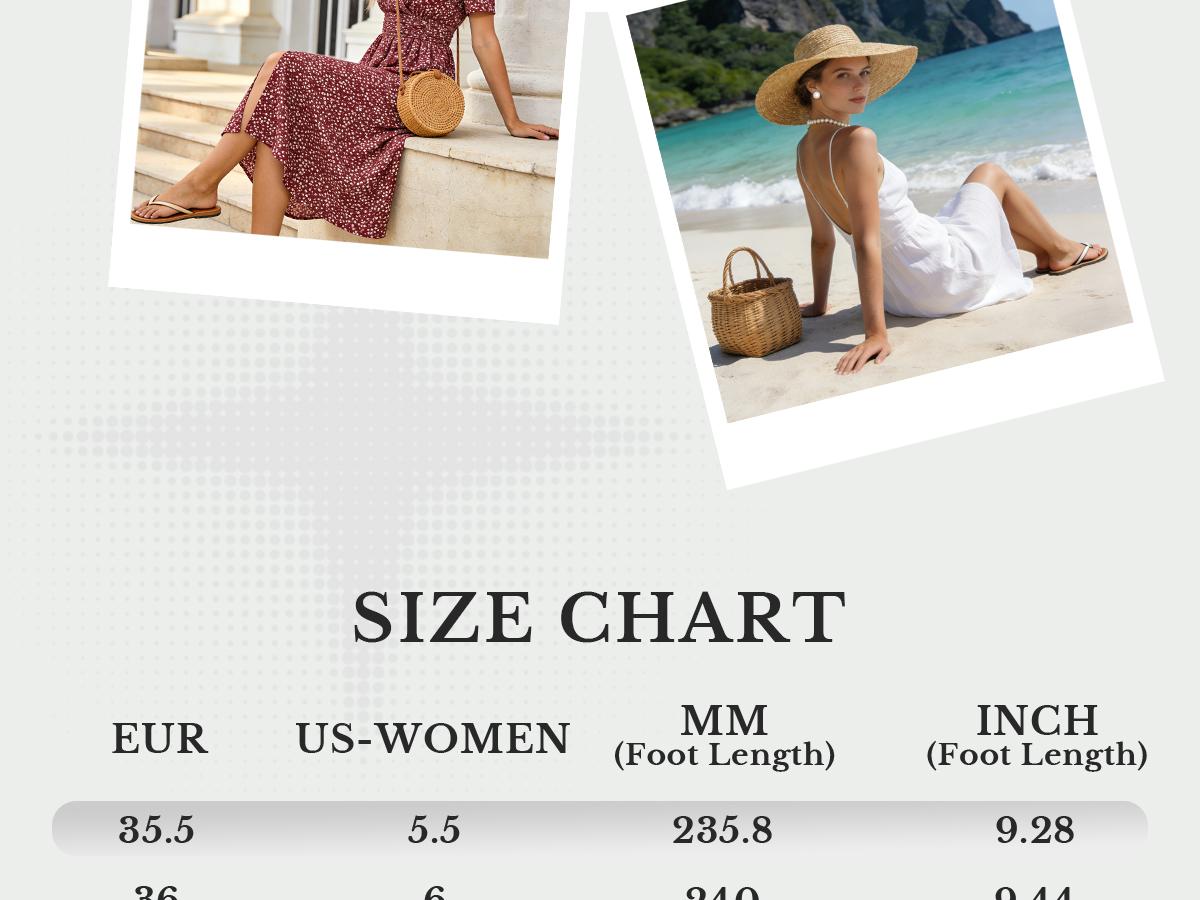 Rosyclo Women's Flip Flops Scandal for Women Fashion Summer Scandal - Stylish & Comfortable Casual Wear Flipflop