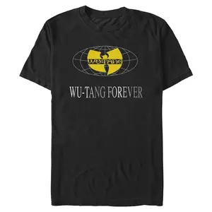 Mens Wu-Tang Clan Worldwide Group Logo Forever T Shirt