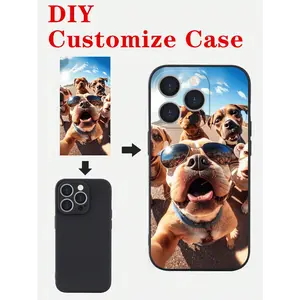 Custom Photo Phone Case – Please Send Image After Purchase.Customized Fashionable Unisex Black Tpu Phone Case With Personalized Print for iPhone 17/17 Air/17 Pro/17 Pro Max/16/15/14/13/12/11/X/XR/Xs Max/7/8/se case