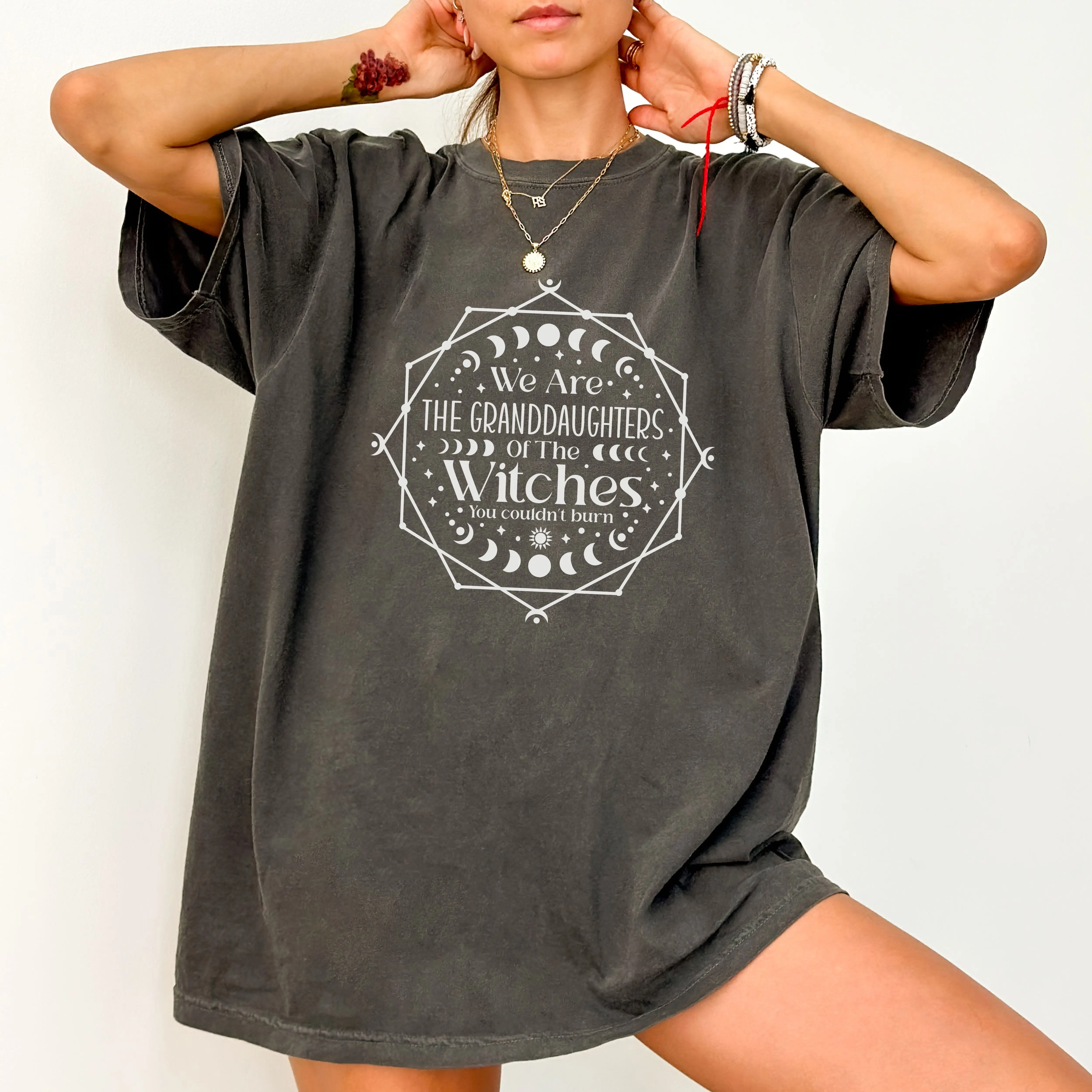 Feminist Witch Empowerment T-shirt, Feminist Tee, Modern Witchy Shirt, Comfort Colors Tshirt, Womens Rights Shirt, Feminism Tee, Gender Equality Shirt, Empowerment Top, Granddaughters of Witches, Wiccan Clothing, Anti Patriarchy Tee, Soft Cotton Fabric