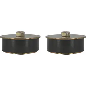 2-1/4 inch to 2-3/8 inch 57mm - 60mm Rubber Expansion Plug, 2-Pack Rubber Freeze Plug
