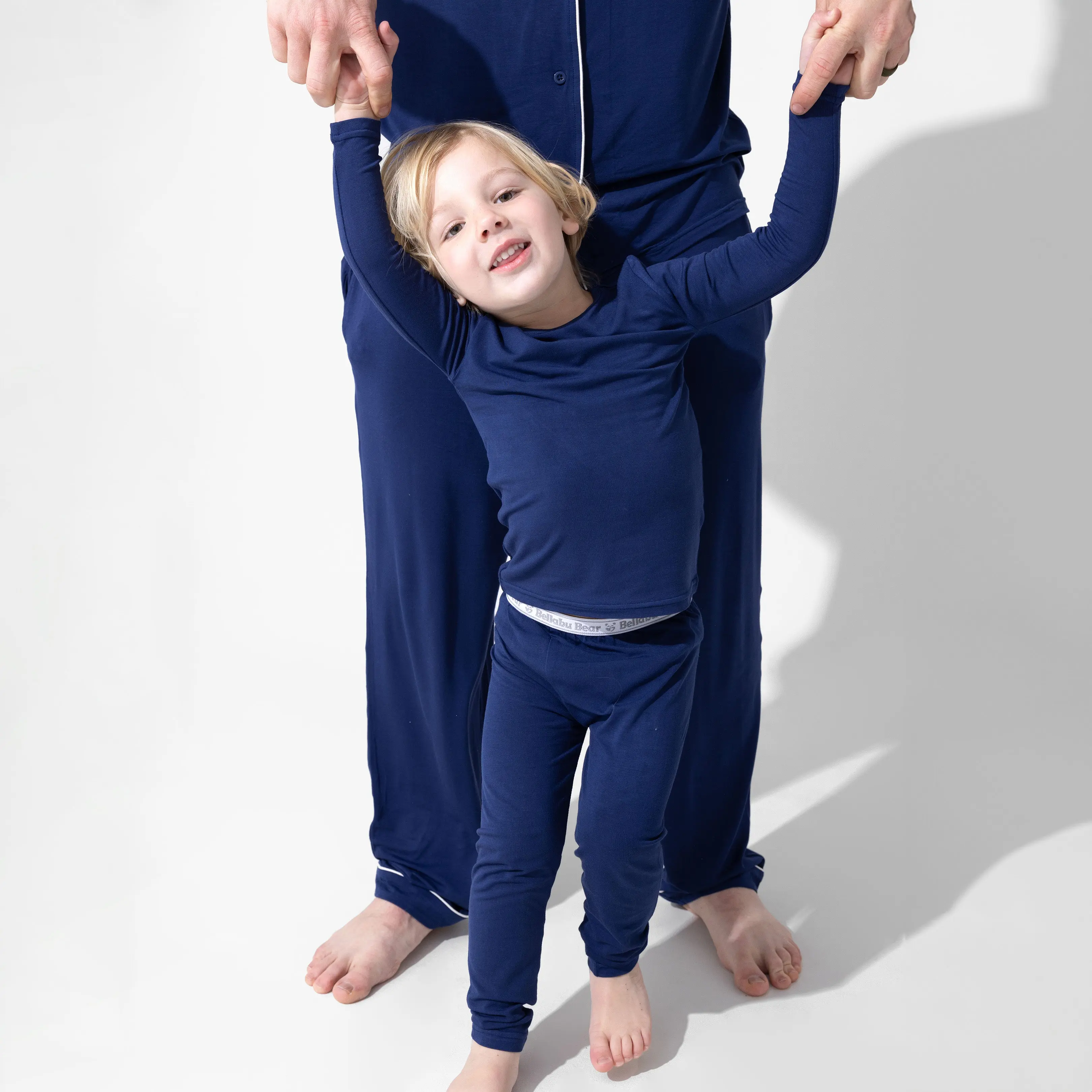 Starry Night Blue Bamboo Kids Pajamas Starry Night Blue Bamboo Kids Pajamas