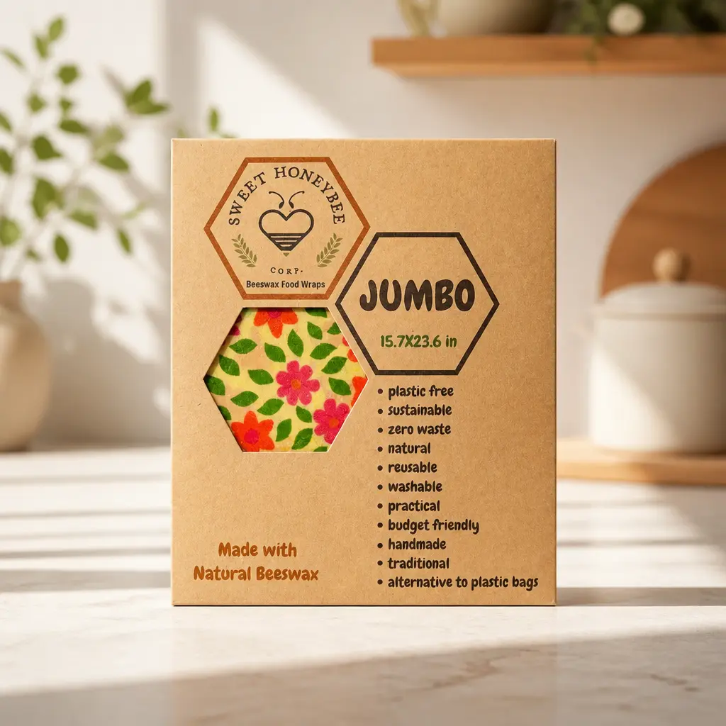 Beeswax Food Wraps Jumbo Beeswax Food Wraps Jumbo