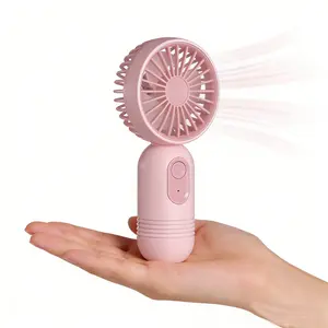 Portable Handheld Fan, USB Rechargeable Fan with 3 Speed Modes, Mini Electric Fan, Small Personal Fan for Stylish Women Men Office Outdoor Travel Camping