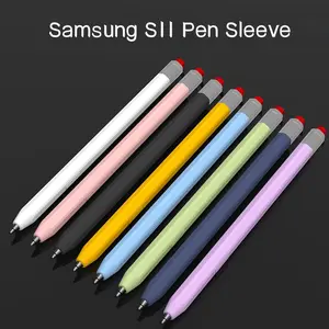 Samsung Tablet S Pen Case, Compatible with Samsung Tab/s9/s11, Protective Silicone Cover, Handwritten Pencil Holder, Touch Stylus Pen, Durable Design