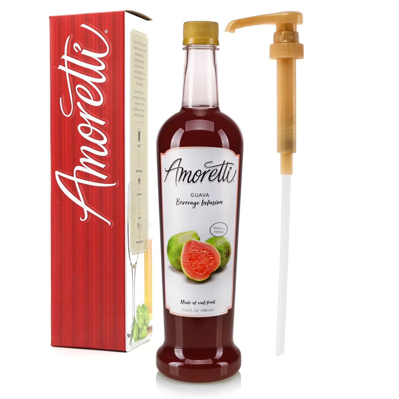 Guava Beverage Infusion - 94 Servings – Real Fruit Drink Mix & Water Enhancer for Cocktails, Tea & More, Preservative-Free