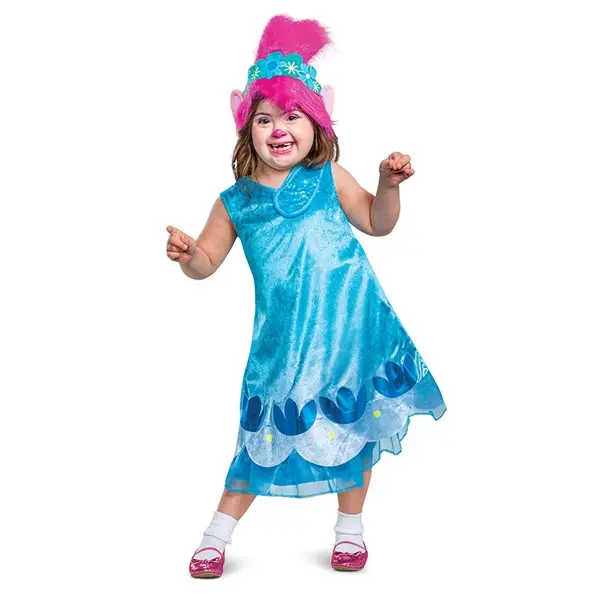 Kids Trolls Poppy Adaptive Costume