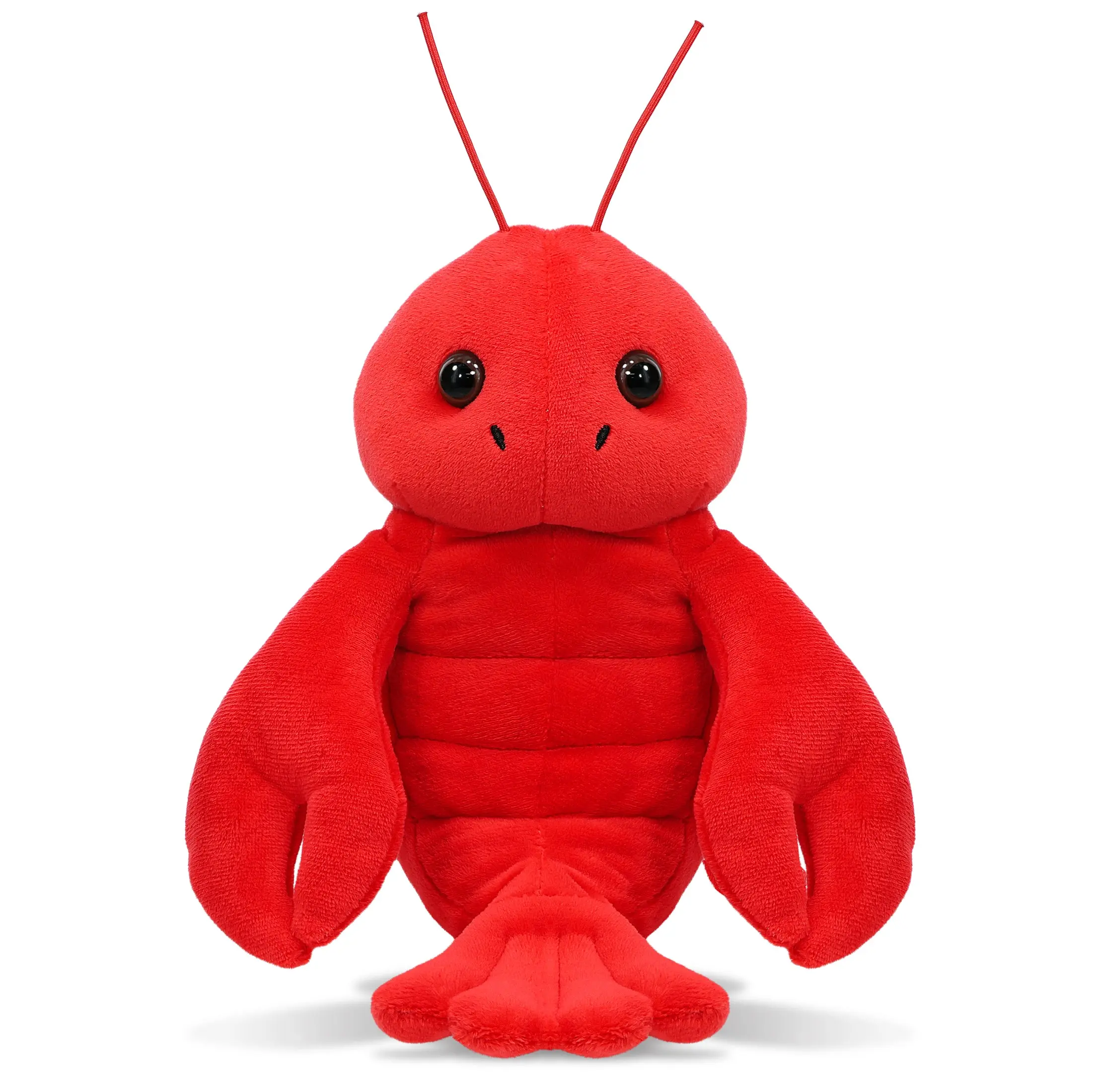 SUPER SOFT PLUSH - SITTING LOBSTER 8" - SHORT FUR