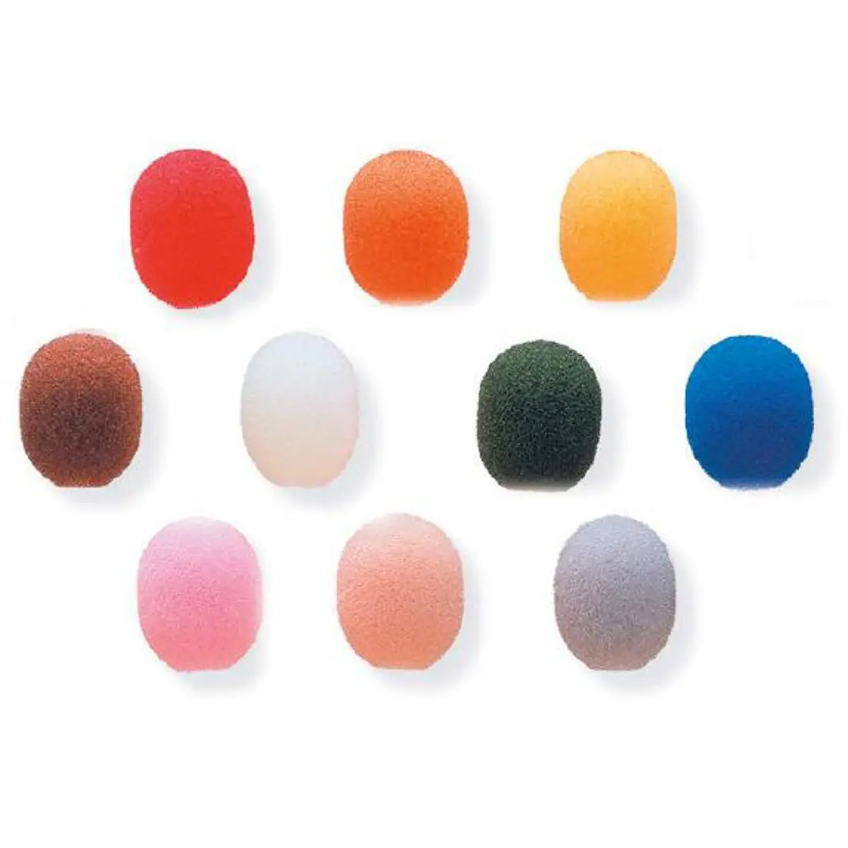 AKG W77C 5-Piece Multi-Colored Windscreen Set CK77WR/C577WR Microphones