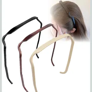 Special Headband For Square Glasses Women's Fashionable Chic Head Wrap Sunglasses Hair Accessories Casual ABS Plastic Hairband Diadema Hair Hoop Multicolor