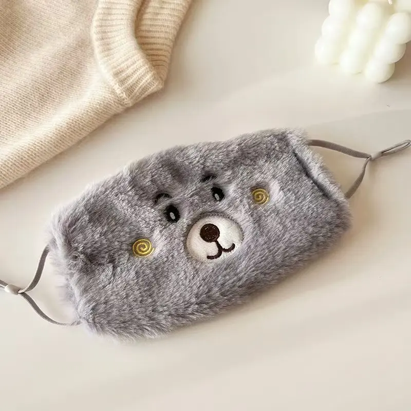 Winter Bear Mask Dark Grey