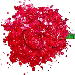 Dancing Queen Resin Rockers Disco Fever Series Medium Chunky Holographic Glitter Mix