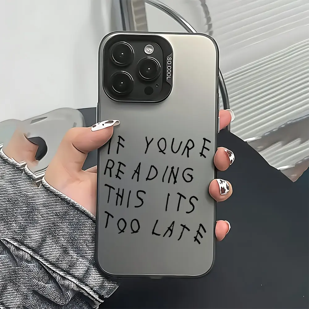 D-Drake IYRTITL Trendy Smartphone Casing - Shockproof, Anti-Drop Matte Back Cover, Protection Accessory for iPhone 17,16E,16,15,14,13,12,11 Mini/Pro/Max,Air,X,XR,XS Max,8,7 Plus
