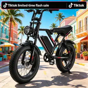 S8 Adult Mountain Electric Bike, 1000W Motor, Dual Suspension System, 48V 17.5Ah Rechargeable Battery, 20-Inch Fat Off-Road Tires, Long-Lasting Range for Extended Rides, Ideal for Mountain Off-Roading & Urban Commuting