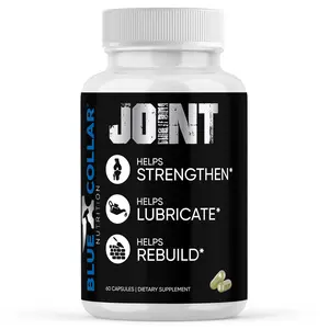 Blue Collar Nutrition Joint - Joint Support Supplement Extra Strength - Glucosamine Chondroitin, MSM, Turmeric, & More - 60 Capsules