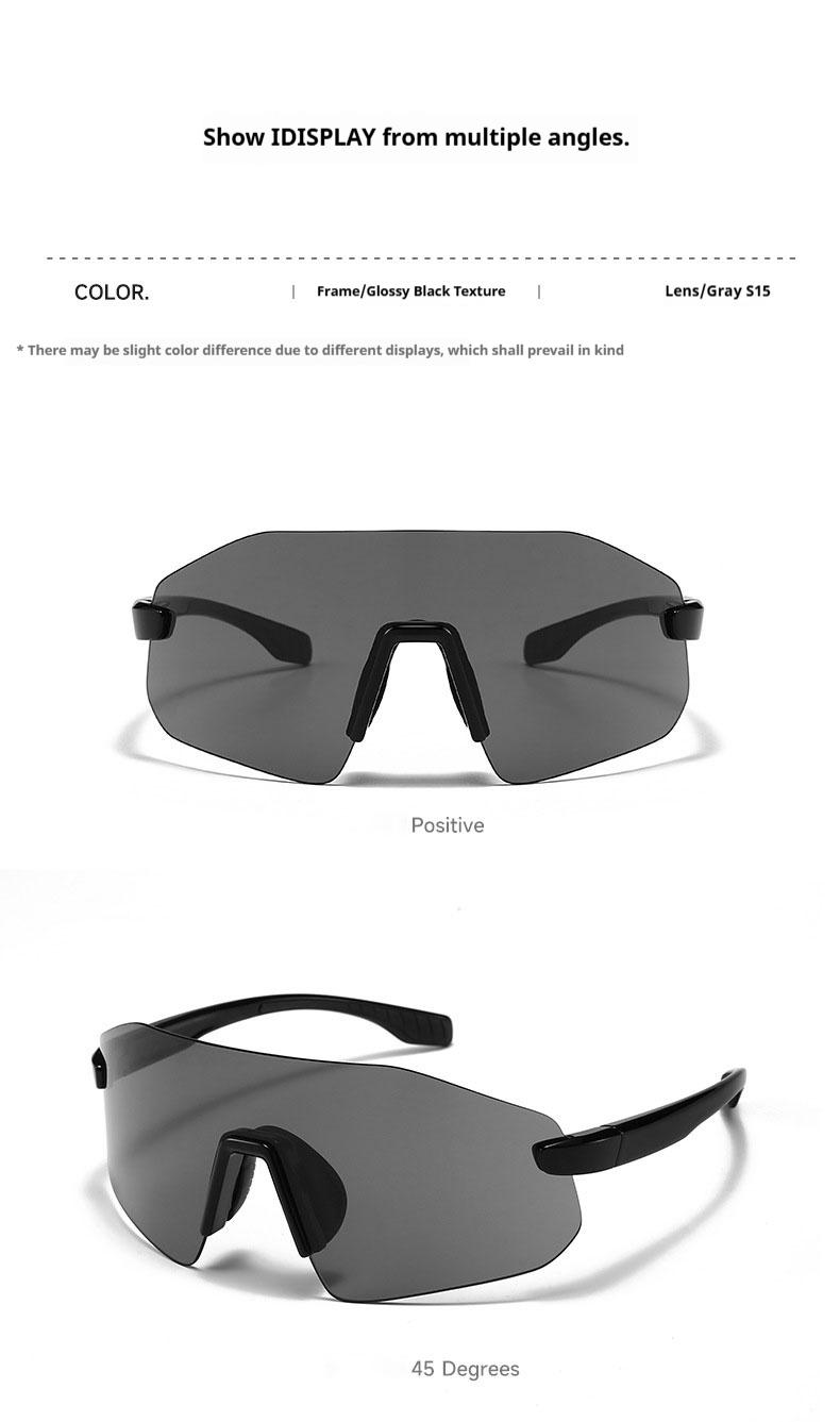 UV Protection Cycling Sunglasses for Men Women, 27g Ultra-Lightweight TAC Polarized Lens Oversized Sports Shades with TR Frame, Anti Glare for Running, Driving, Fishing, Golf, Baseball and Biking