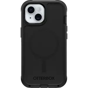 Iphone 16E, 15, 14, & 13 Defender Series - Black, Screenless, Rugged & Durable, with Port Protection, Snaps to Magsafe