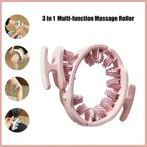 3-in-1 Push-Pull Manual Roller Tool with Dual-Handle 360° Multi-Function Smooth Rolling Design for Home & Travel-Ready Giftable Daily-Use Accessory