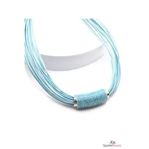 Tranquil Thread - Blue Necklace