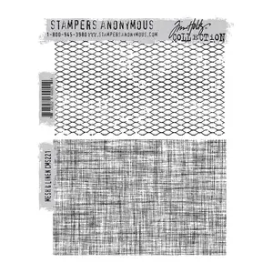 Tim Holtz Stampers Anonymous Cling Mount Stamp Mess & Linen
