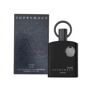 Afnan Supremacy Noir Eau de Parfum for Men, 3.4 Fl. Oz