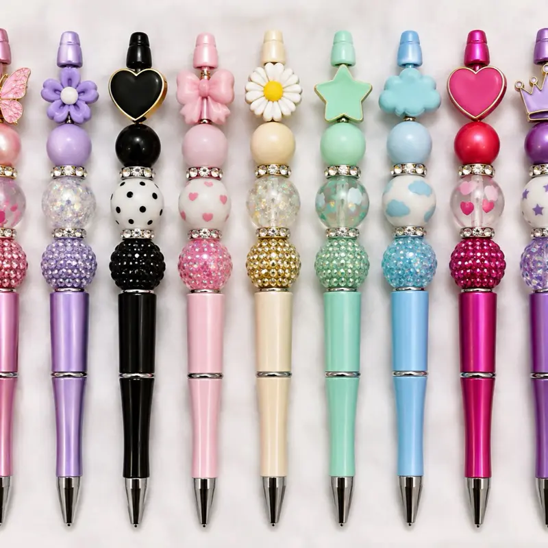 Handmade Beaded Pen - Crafted with Care for Unique Style