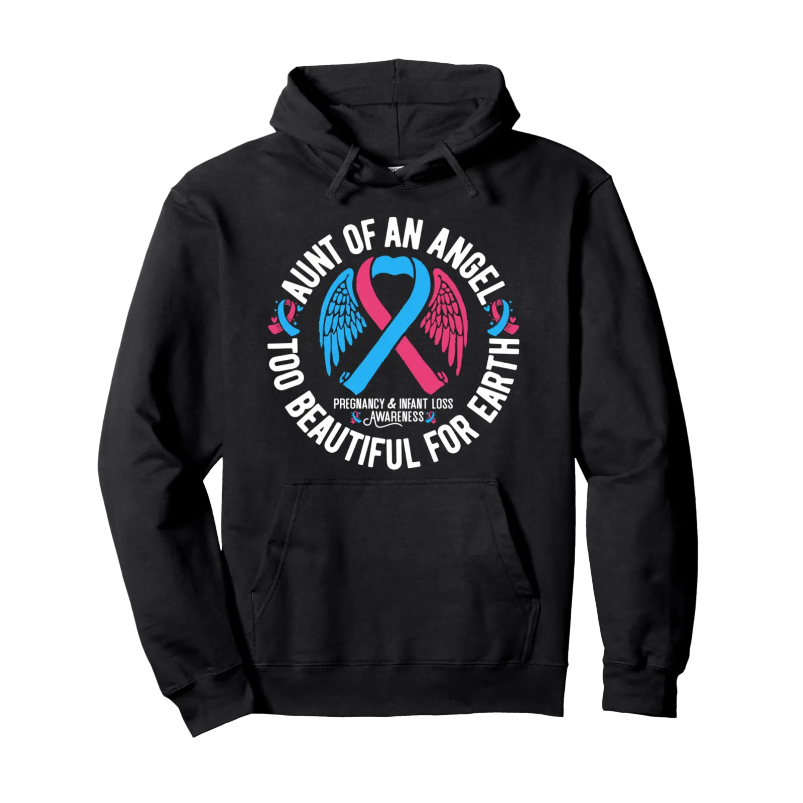 Aunt Of An Angel Pregnancy and Adults Loss Awareness Pullover Hoodie - Jenniferlau Shop Ab0dggj3qsk