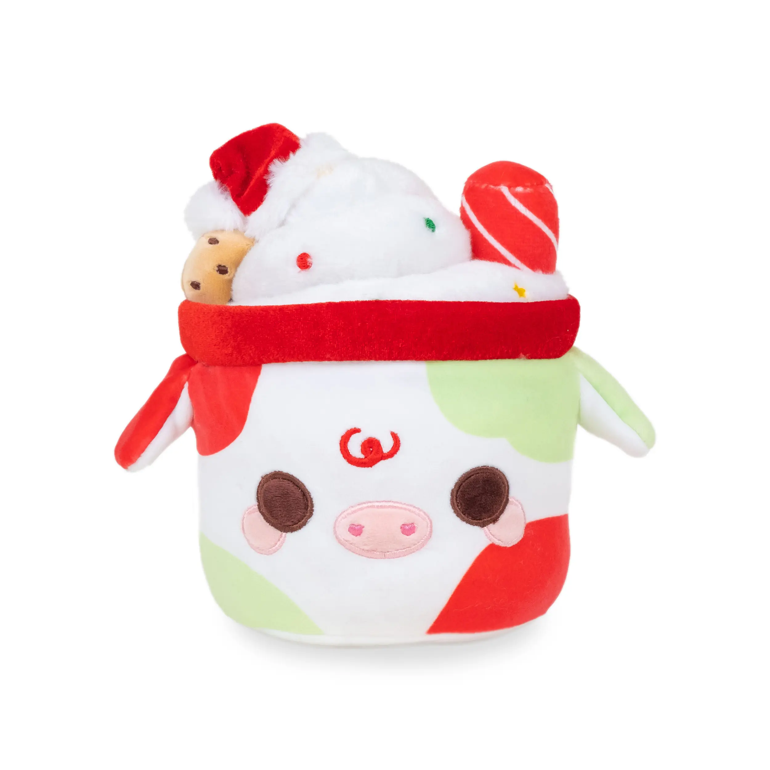 Cuddle Barn PlushGoals - Lil Santa & Cookies Mooshake