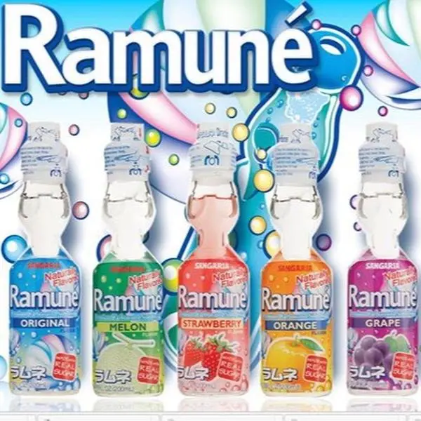 Ramune Japanese Soda Glass Bottles Hata Ramune Japanese Soda Glass Bottles Hata