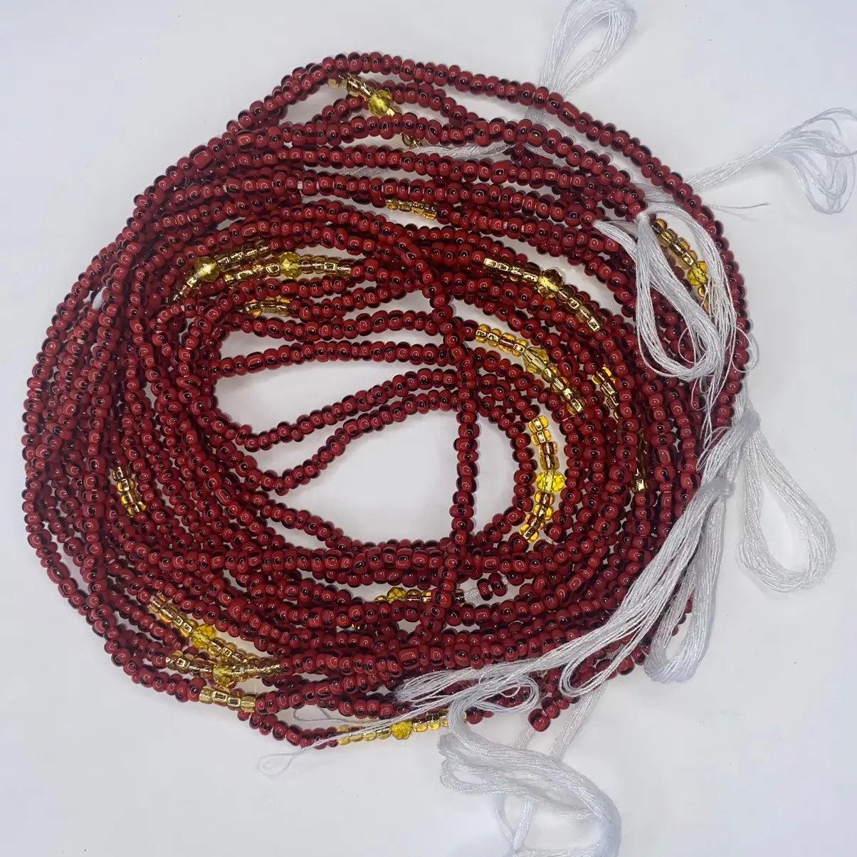 African Beads/Gold/ waist Beads