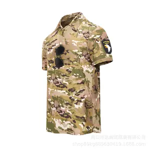 Special Forces Men's Military Fan Tactical T-Shirt, Short Sleeve, Turn-down Collar, Stretchy, Breathable, Quick-drying, Short Style Menswear Polo Top Tshirt Wetsuit Bestie Shortsleeve