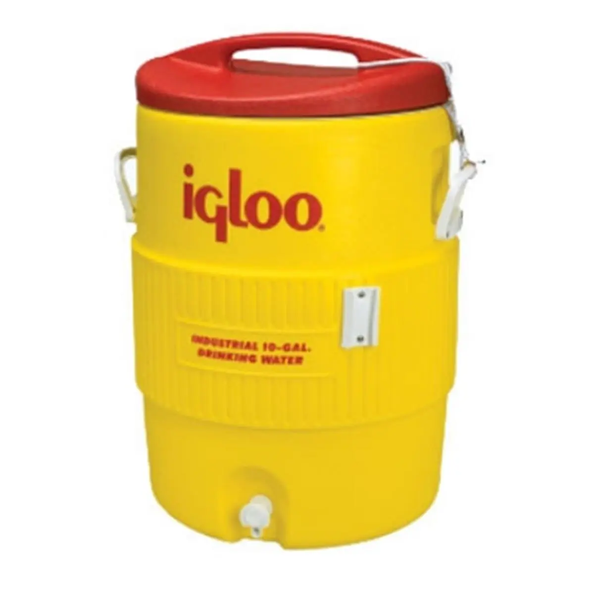 IGLOO 10 Gal Industrial Water Cooler, Heavy-Duty HDPE Plastic Insulated Jug with UV Protection, Washable Food Grade Liner, Stain Resistant for Job Sites & Camping, Outdoor Camping, Wide Mouth Lid, Fda Grade Liner, With Lid, Insulated Coolers & Cool Bags,,