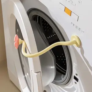 Washing Machine Floral Ventilation Buckle | Suitable for Home Use, Detachable Support Frame for Tumbler Washing Machines, Magnetic Adsorption, Can Be Used As Door Stop, Ornament Or Washing Machine Door Support, Plastic Material