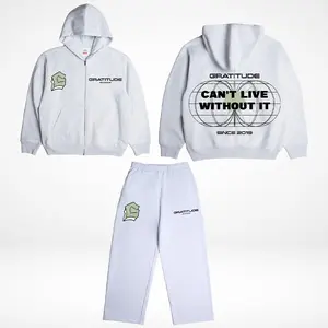 Gratitude Logo Suit (Ash Grey)