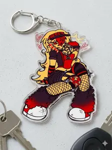 Forsaken Keychains, Roblox, Forsaken Roblox, Elliot Keychains, collectible item, gift for fans.